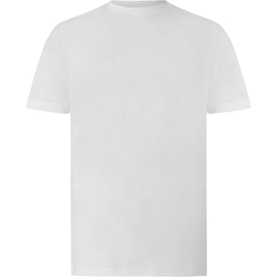 Puma Heren-T-shirt van katoen, effen (Wit)