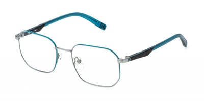 Fila VFI702L Palladio lucido c/parti blu 50/18/135 Small Size Brilmonturen