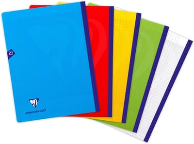 Pak Schriften - Notitieboeken Set - Schoolwerk Organiseren - Waterdichte Polypro Omslag - 24x32 cm - Gesorteerd