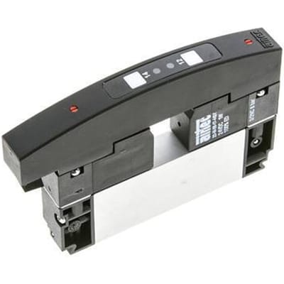 5/3 Flens Middendruk Magneetventiel voor Terminals 24V DC 3-8bar/42-112psi Airtec