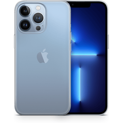 ShieldCase Ultra thin silicone case geschikt voor Apple iPhone 13 Pro Max - transparant - Lichtgewicht Beschermcase - Slank en Flexibel Hoesje - Duurzame Silicone Bescherming