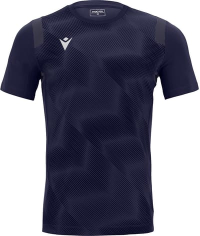 Macron Rodders Shirt Korte Mouw Kinderen - Marine | Maat: 11-12 Y