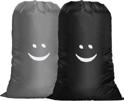 Extra Grote Waszakken - 61x91cm Vouwbare Opbergzakken voor Vuile Kleding, Met Trekkoord, Duurzaam en Ideaal voor Reizen, Badkamer, Slaapkamer en Studentenhuis
