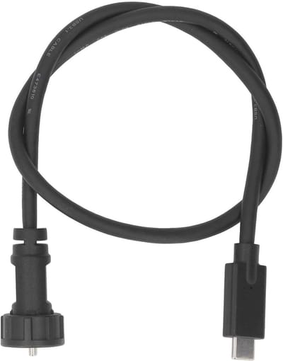 USB C Verlengkabel - Type C Kabel - Apparatuur Verbinden - IP67 IP68 Waterdicht - 05 m - Zwart