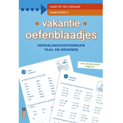 Deltas Vakantie oefenblaadjes - Naar het 3de leerjaar Educatieve boeken (spelletjes en raadsels)