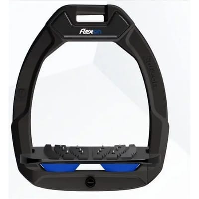 Veiligheidssporen Paardrijden Geh inclined Ultra Grip Zwart/Zwart/Blauw Flex-On Safe-On