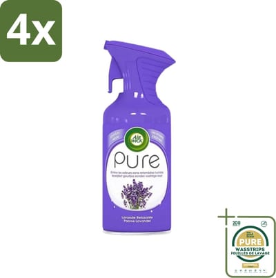 Air Wick - Luchtverfrisser Spray - Paarse Lavendel - 250ml - Voordeelverpakking - 4 stuks - Geurspray - Huisgeur