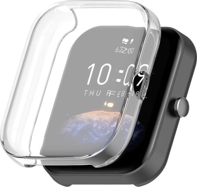Beschermende watch case - hoesje - geschikt voor Amazfit Bip 3/Bip 3 Pro - transparant