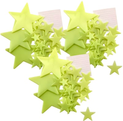 Ostaria Kids Glow in the dark Sterrenstelsel - 150x stuks - kinderkamer - decoratie