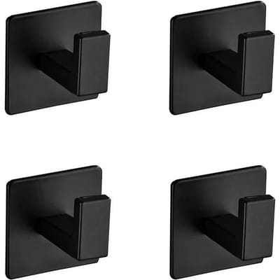 4 Stuks Roestvrij Staal Badjas Haken Zelfklevende Muurhaak Handdoekhouder Badkamer Keuken Hardware Multifunctionele Hanger Haken