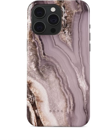 BURGA Telefoonhoesje voor iPhone 15 PRO - Schokbestendige Hardcase Hoesje - Golden Taupe