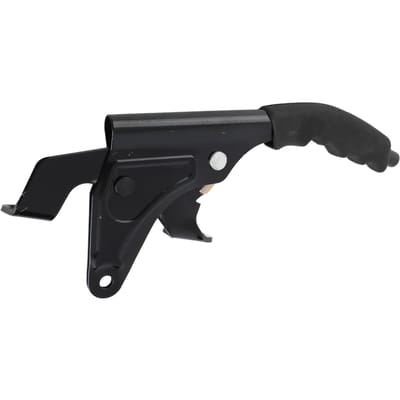 10,6 inch parkeerremhendel anti-?Antislip rubberen handgreep voor kart, ATV, motorfiets, derde wiel, elektrisch voertuig black