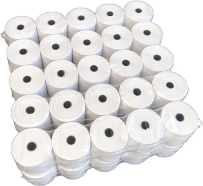 50 Thermorollen Kassarollen 60x80mm voor Kassasystemen en Printers - Hoge Kwaliteit Thermisch Papier