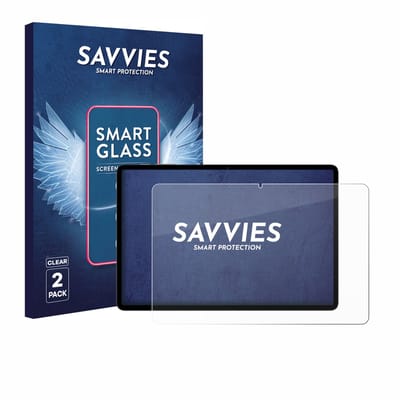 2 Stuks Savvies Screenprotector - geschikt voor Teclast P50T - beschermfolie glas transparant