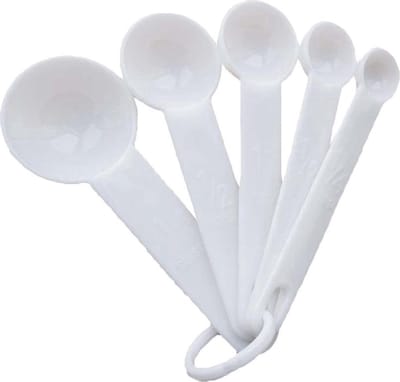 New Age Devi - Ontdek de veelzijdigheid van onze Maat-lepels - Een onmisbare set van 5 voor elke keuken!