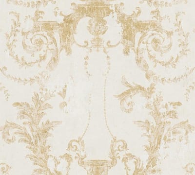 BAROK ORNAMENTEN BEHANG | Klassiek - goud wit - A.S. Création History of Art