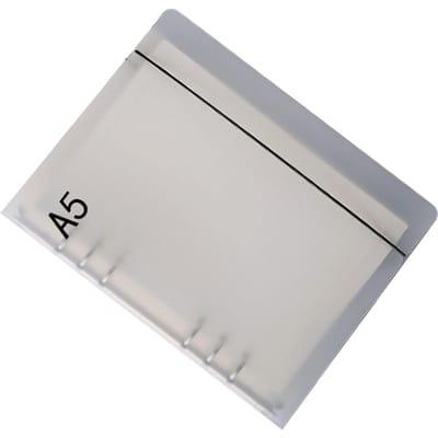 Transparante Ringband PP Mat Oppervlak 6 Gaten Draagbare Notitieboek Ringband voor School Kantoor Vergadering A5 A5