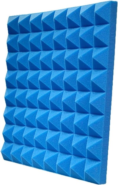 Akoestische Panelen - Geluidsisolatie Schuim - Studio Geluid - Hoge Dichtheid Absorptie - 50x50x5cm - Zwart