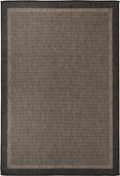 vidaXL Buitenkleed platgeweven 160x230 cm donkerbruin