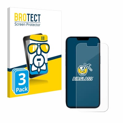Screenprotector 3 Stuks voor Apple iPhone 13 Pro Max Beschermglas transparant