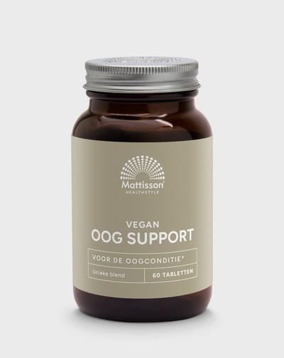 Mattisson - Oog Support - Met Zink, Vitamine A en Riboflavine - Voedingssupplement Conditie Oog - 60 Tabletten