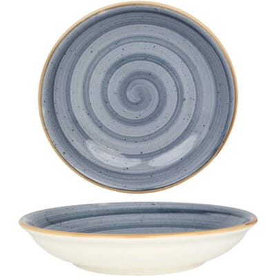 Bonna Serveerschaal - Aura Dusk - Porselein - 20 cm (500cc) - set van 2