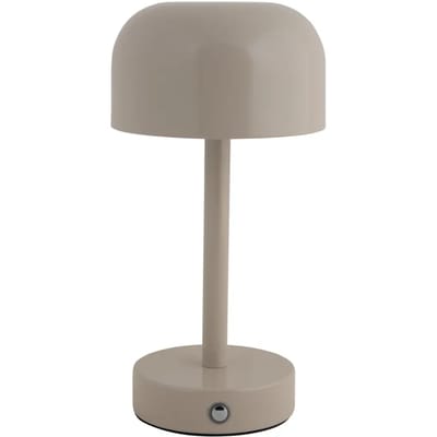 Leitmotiv Tafellamp James LED - Grijs - 12.5x12.5x24.5cm - Scandinavisch