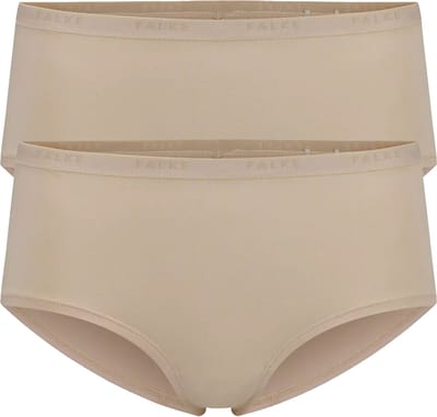 FALKE Daily Comfort Multipack ademend katoen broek van onderlaag dames beige - maat XS