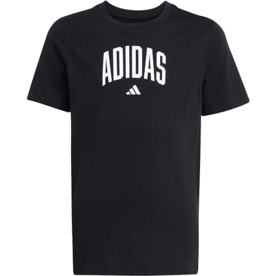 Adidas Collegiate Graphic T-shirt Met Korte Mouwen Zwart 7-8 Years Kinderen