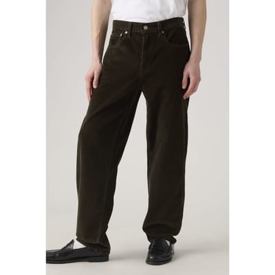 Levi's 568 Loose Straight Black Olive 10w Cord Taglia: W28L32 | Pantaloni Outlet | Uomo | Nero