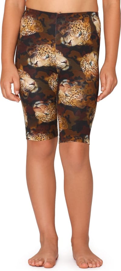 Merry Style Meisjes Leggings - Sport - Vrijetijdsbroek - Korte - Katoen - Cheetah - 110 - MS-MS10-406-LE
