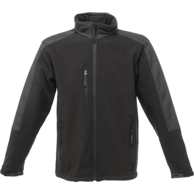 Regatta Heren Hydroforce 3-laags Softshell-jasje (windbestendig, waterafstotend en ademend) (Zwart/Zwart)