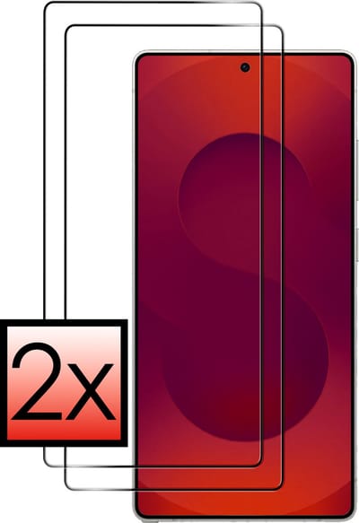 Screenprotector - 2 Stuks - Geschikt voor Samsung Galaxy S25 Ultra - Full Cover - Beschermglas - Gehard Glas - Tempered Glass - Screen Protector