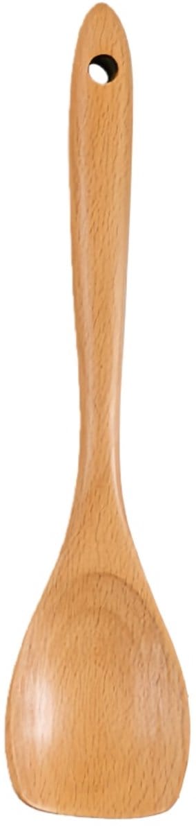 1 stuk - Roerlepel - Roerbakspatel - Antiaanbakpan - 27,8*6 cm - Natuurlijke houtkleur