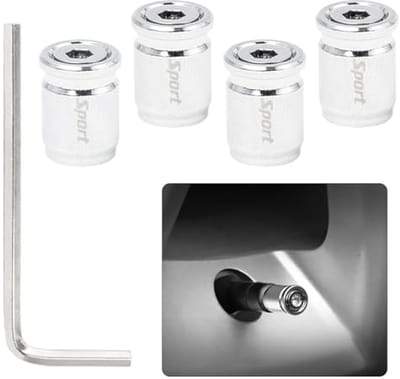 Dailygoods - 4 Stuks Ventieldoppen voor Autobanden - Diefstalbeveiliging en Universele Pasvorm