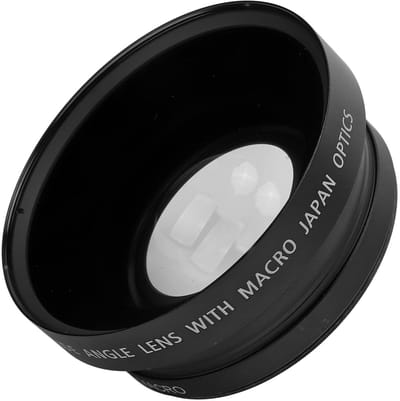 Vt products - Groothoeklens 72 Mm - 0,43 X Vergroting - Inclusief Opbergtas - Geschikt voor 72 Mm Filter - Perfect voor Landschapsfotografie