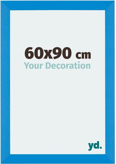 Your Decoration - Puzzellijst 60x90 cm - Helder Blauw - Puzzellijst 1500-2000 stukjes - MDF Fotolijst - Mura