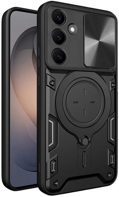 Hoesje geschikt voor Samsung Galaxy S26 - Techsuit CamGuard Pro Back Cover - Zwart
