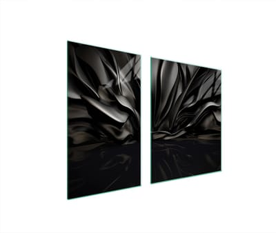TMK ArtDeko Serie - Glazen Snijplank - 100x52 cm - Decoratief Element - Voor Alle Soorten Kookplaten