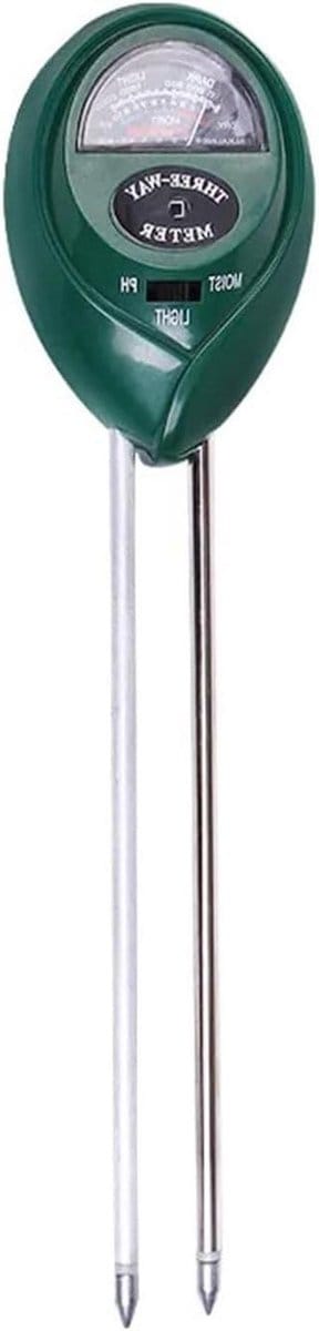 Bodem pH-meter - Grond tester - Plantenverzorging - 3-in-1 meting - 2.54 cm - Groen
