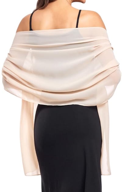 Sjaal Dames - Omslagdoek - 175x70 cm - Zacht & Huidvriendelijk - Glans Van Zijde - Dunne Omslagsjaal - Modesjaal - Zachte Chiffon Sjaal- Stola - Neksjaal - Dames Sjaal - Omslagdoek Sjaal Lang Satijn - Cadeautje - Elegante