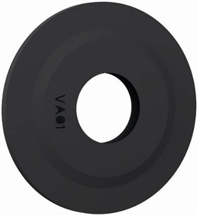 Universele Toilet Vlotterkraan Afsluiter 72 mm Zwart