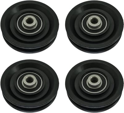 Nylon Kabelrol Pulley met Universele Lagers voor Gym Fitness Apparatuur - 90mm, Duurzaam en Efficiënt Accessoire