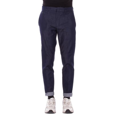 Dondup Mannenbroek up615df0293u 800 broek wortel chino joe blauw denim
