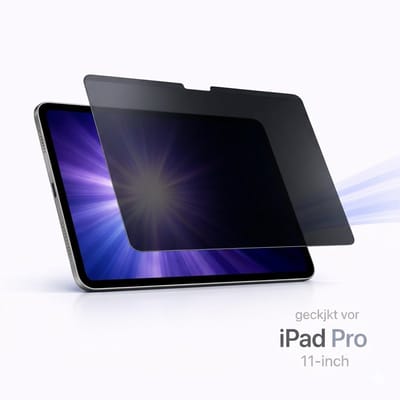 Brosendaal Privacy Screenprotector geschikt voor Apple iPad Pro 11 inch – Magnetische Privacy Filter