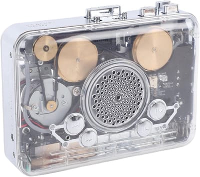 Draagbare Cassette Speler met MP3 Converter, Compact Recorder voor Digitale Conversie en Ondersteuning voor USB Flash Drives