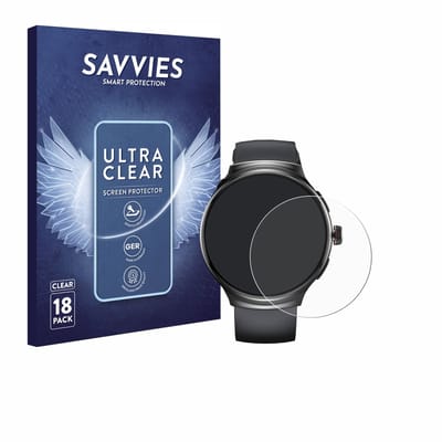 Savvies - Screenprotector voor Oukitel V5 1.43" - Folie Beschermfolie transparant 18 Stuks