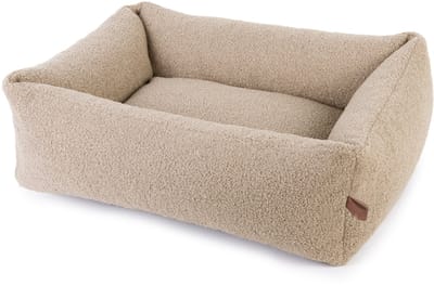 Hondenmand Boucle Snuggle Taupe 120cm XL - Wasbare Hoes - 4 Maten - 6 Kleuren