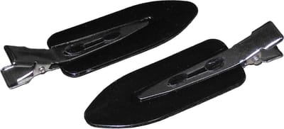 Haarclip-Haarspeld make-up zwart per 2 stuks.