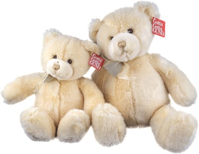 Pluchen beren - set van 2 stuks - 40 en 50 cm - kleur beige - Gund - Superzacht en hoge kwaliteit - knuffelbeer